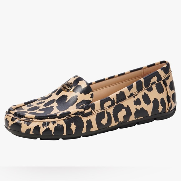 Coach Women's Marley Leopard Print Driver size 5 - Picture 2 of 11
